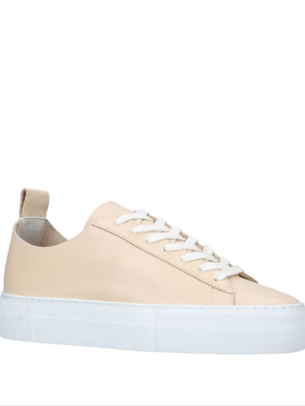 Whowhatwear Daria Platform Leather Sneaker Effortless Chic Sz 7 Quiet Luxury - Picture 3 of 10